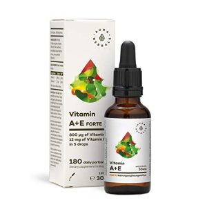 Vitamina E Aura Herbals ® Vitamina A + E Forte 900 gocce