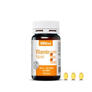 Cápsulas de vitamina E SoVita