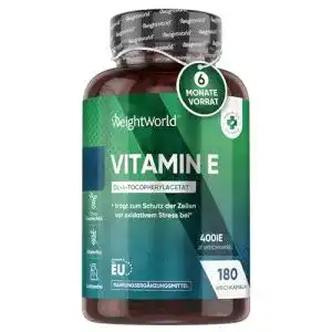 Vitamin e weightworld 180 weichkapseln 400 ie softgel