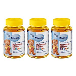 Vitamin gummibjørn Det sunne Plus Mivolis multivitamin