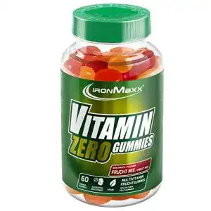 Vitamin gummibaerchen ironmaxx vitamin zero gummies 60 st