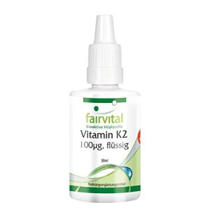 Vitamin K2 fairvital, MK-7 kapi 100µg, All-Trans