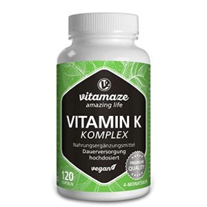 Vitamin K2 Vitamaze - amazing life Vitamin K Komplex hochdosiert - vitamin k2 vitamaze amazing life vitamin k komplex hochdosiert