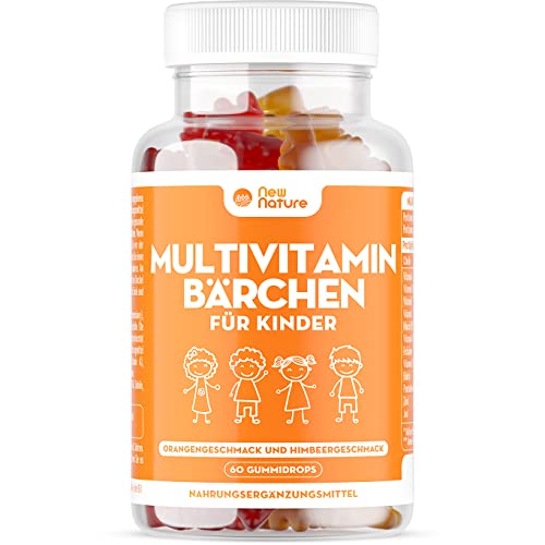 Vitamine für Kinder New Nature Multivitamin Fruchtgummis
