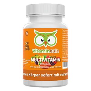 Vitaminer til børn Vitamineule multivitaminkapsler, høj dosering