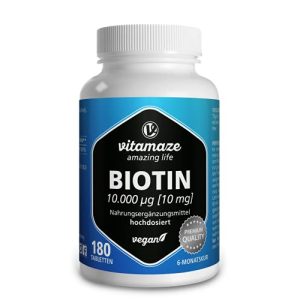 Vitamine (hochdosiert) Vitamaze - amazing life Biotin 10000 mcg - vitamine hochdosiert vitamaze amazing life biotin 10000 mcg