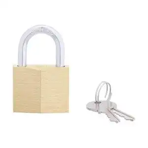 Vorhaengeschloss amazon basics ab pl102 4 stueck messing