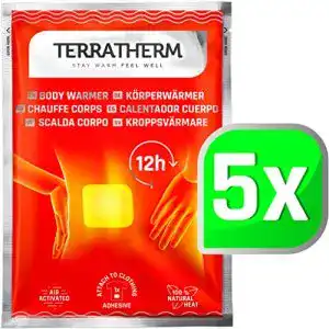 Waermepflaster terratherm ruecken nacken und schulter 12h