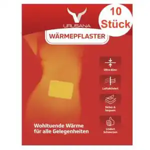 Waermepflaster urusana 10 ruecken nacken und schulter