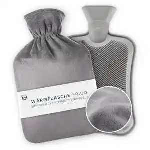 Waermflaschen blumtal waermflasche mit premium vliesbezug
