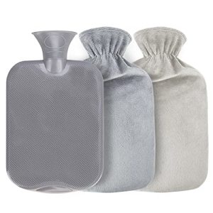 Bolsas de agua caliente Bolsa de agua caliente Gifort con 2 fundas