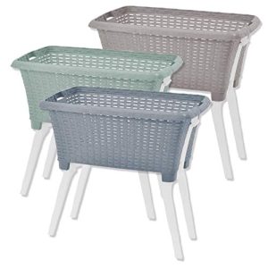Laundry basket with legs EuroDiscount laundry collector