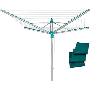 Secadora de roupas rotativa Leifheit guarda-chuva Linomatic 500 Easy