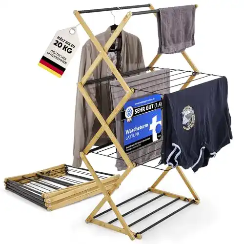 Wäscheständer Lazyline Wäscheturm mit platzsparendem Design