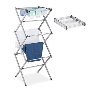 Relaxdays foldable, extendable clothes airer, 11 bars