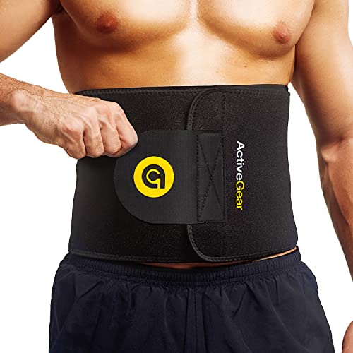 Aparador de cintura ActiveGear Cinto aparador de cintura unissex preto