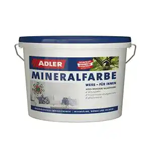 Wandfarbe adler mineralfarbe weiss geruchsneutral silikatfarbe