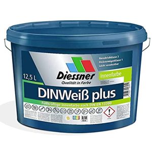 Farba ścienna Diessner Diesco DIN biała farba do wnętrz (5 litrów)