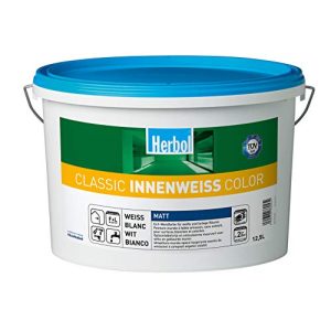 Wall paint Herbol CL Interior White Color RM 2,500 L