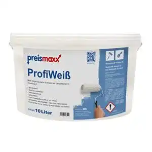 Wandfarbe preismaxx profi weiss hohe deckkraft innenfarbe weiss