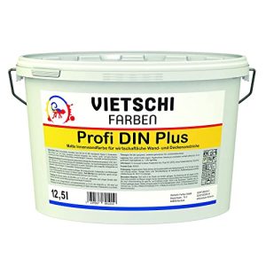 Pintura de pared Vietschi Profi DIN Plus 12,5L blanco, doble cobertura
