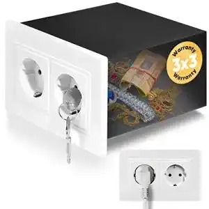 Wandtresor elder welder steckdosen tresor versteck