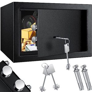 Wall safe KESSER ® Safe furniture safe with double-bit lock