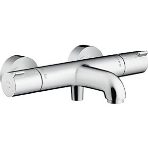 Hansgrohe Ecostat bath fitting – exposed bath thermostat