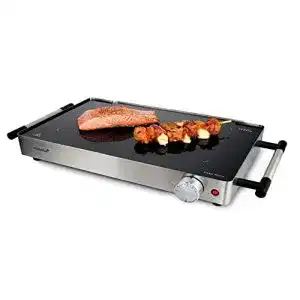 Warmhalteplatte korona 46100 glas tischgrill 2 in 1