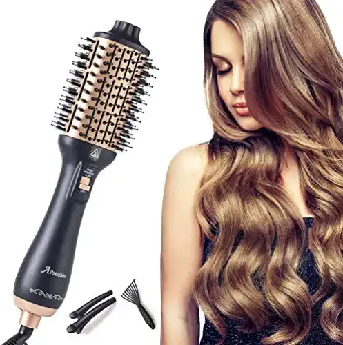 Aibesser Warmluftbürste 5-in-1 Haartrockner für vielseitiges Haarstyling