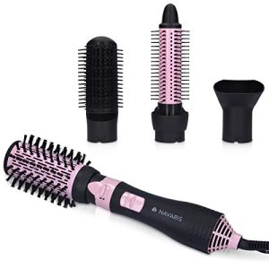 Navaris hot air brush, 4 attachments, styling nozzle, thermal brush
