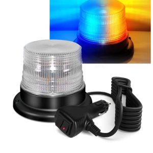 Drita paralajmëruese ONCCI 2 ngjyra Magnet me dritë rrotulluese LED