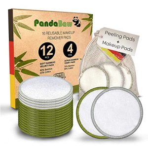 Tvättbara sminkkuddar PandaBaw ® sminkborttagningsdynor