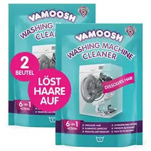 Waschmaschinenreiniger vamoosh 6 in 1 loest haare