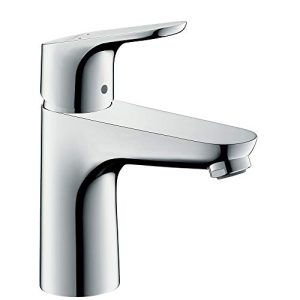 Hansgrohe Focus basin mixer, with pull-rod waste