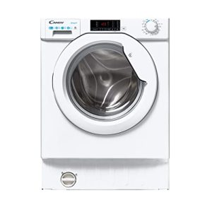 Máquina de lavar e secar Candy CBD485D1E/1-S embutida, totalmente integrada, 8kg