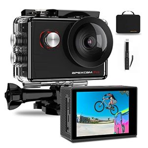Vanntett kamera Apexcam Pro Action Cam 4K 20MP Sport