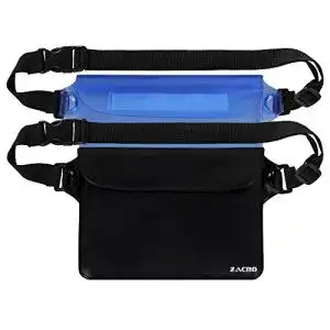 Wasserdichte tasche zacro mit verstellbarem hueftgurt 2 stueck