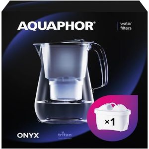 Filtre à eau AQUAPHOR Onyx Noir avec 1 filtre MAXFOR+
