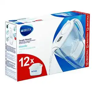 Wasserfilter brita marella cool weiss mit 1 dutzend kartuschen