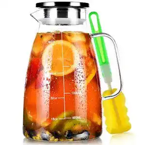 Wasserkaraffe aofmee karaffe karaffe 2 liter glaskaraffe