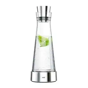 Wasserkaraffe emsa 514233 flow slim glaskaraffe m kuehlelement