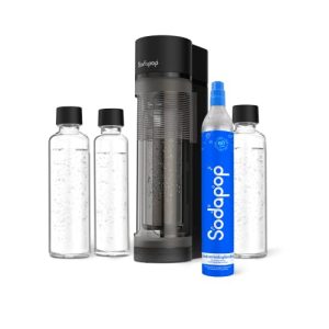 Sodapop Logan vand sodavandsmaskine startersæt med CO₂ cylinder