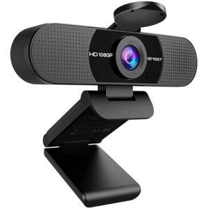 Webkamera EMEET Full HD, C960 1080P med linsedeksel