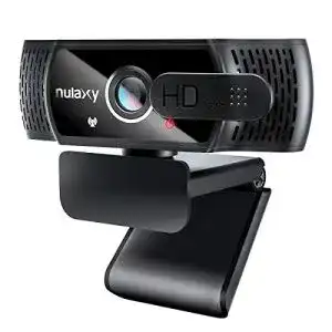 Webcam nulaxy c900 mit mikrofon fhd 1080p mit abdeckung