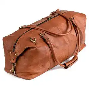 Weekender berliner bags vintage muenchen aus leder reisetasche