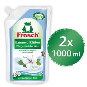 Weichspueler frosch baumwollblueten 2er pack 2 x 1 l