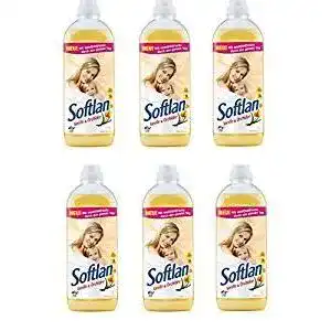 Weichspueler softlan 6er vorratspack 1 liter vanille orchidee