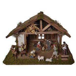 Christmas crib Alfred Kolbe Cribs 1417, brown, 59x30x30cm
