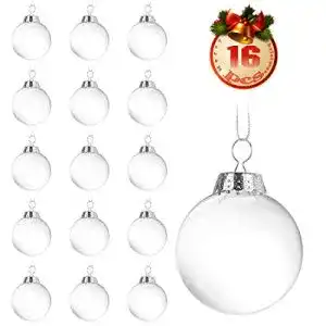 Weihnachtskugeln o kinee 16 stueck befuellbare diy